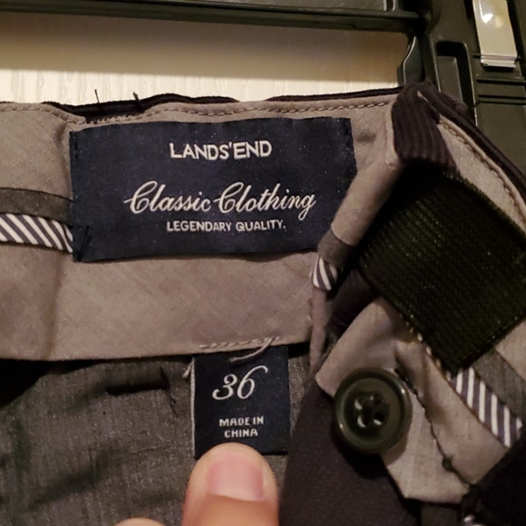 Lands end black cords #247 - Picture 3 of 4